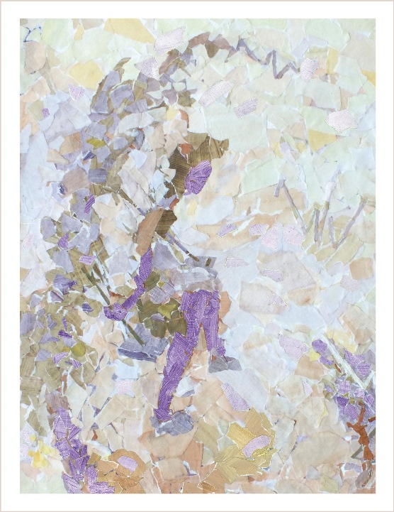 גמדה סגולה בנדנדה - קולאז'